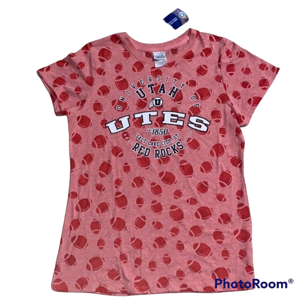 NWT Utah Utes Tee officially licensed NCAA sz L